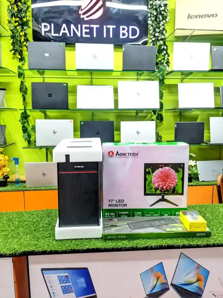 Laptop display shop in Bangladesh, offering the latest HP, Dell, Lenovo, and other brand laptops. Featuring wide selection, competitive prices, and professional customer service for both personal and business use.